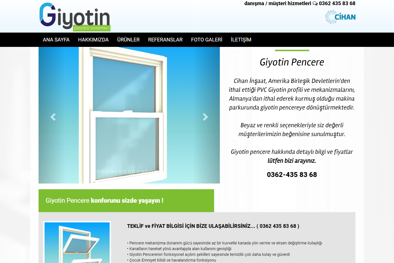 Giyotin Pencere